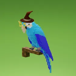 3D Stacks Parrots #17