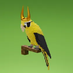 3D Stacks Parrots #236