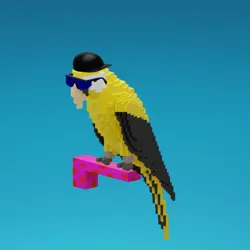 3D Stacks Parrots #5