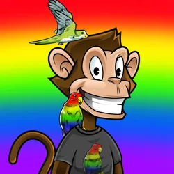 Bitcoin Monkeys Parrot